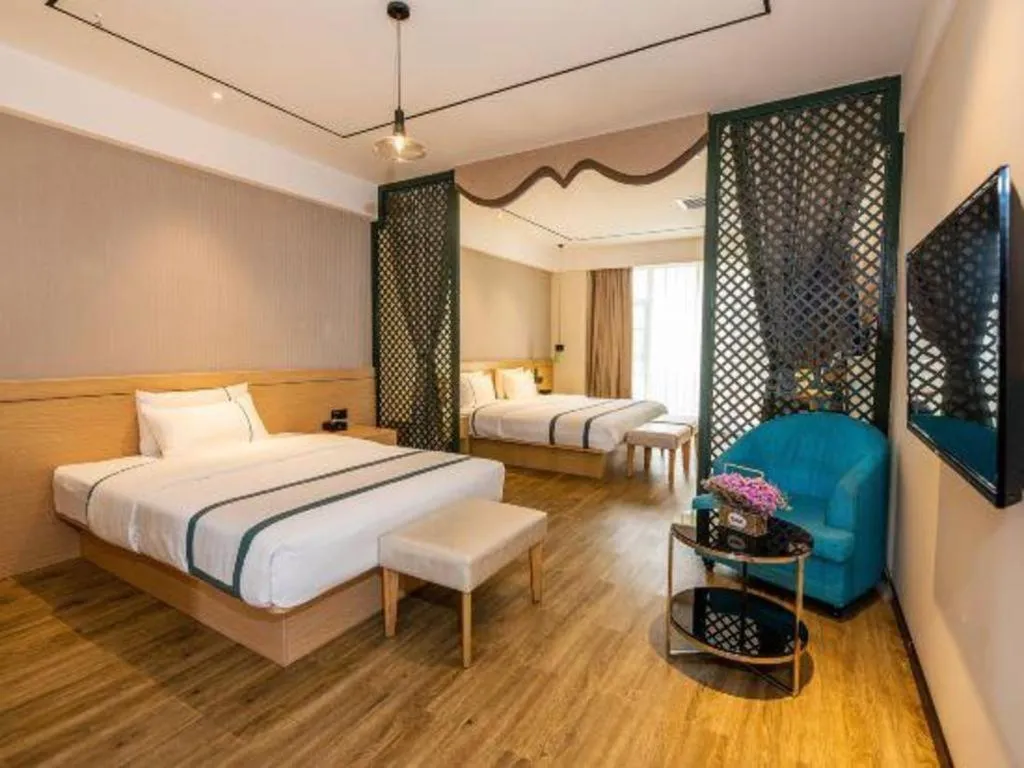 Bed in City Comfort Inn Kunming Xinluojiu Bay Guangju Road