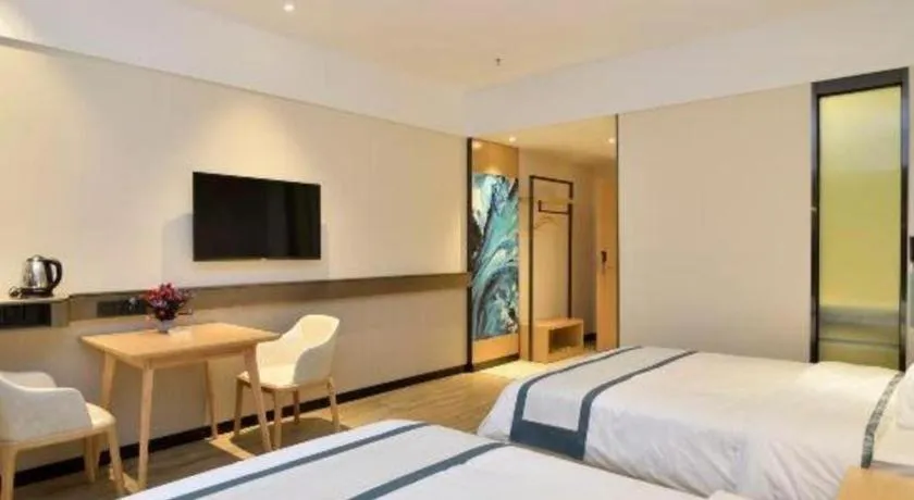 Bed in City Comfort Inn Kunming Xinluojiu Bay Guangju Road