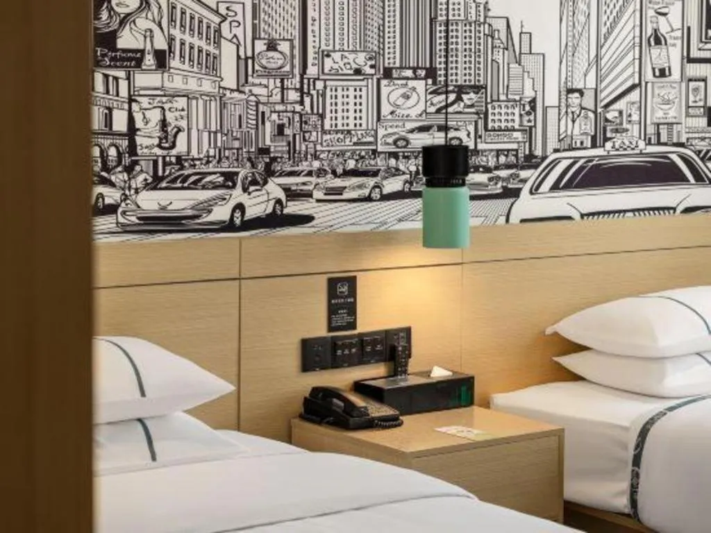 Bed in City Comfort Inn Shaoguan High-speed Railway Station Guanshaoyuan