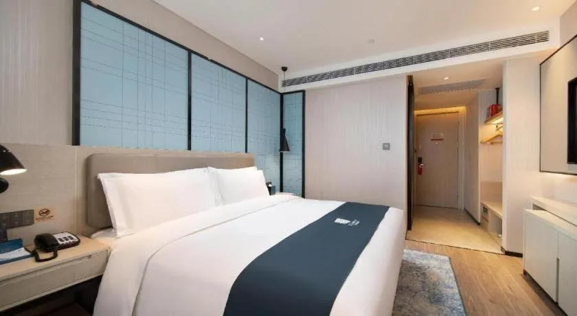 Bed in Echarm Hotel Shenyang Zhongjie North Station Metro Station