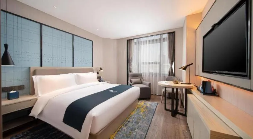 Bed in Echarm Hotel Shenyang Zhongjie North Station Metro Station