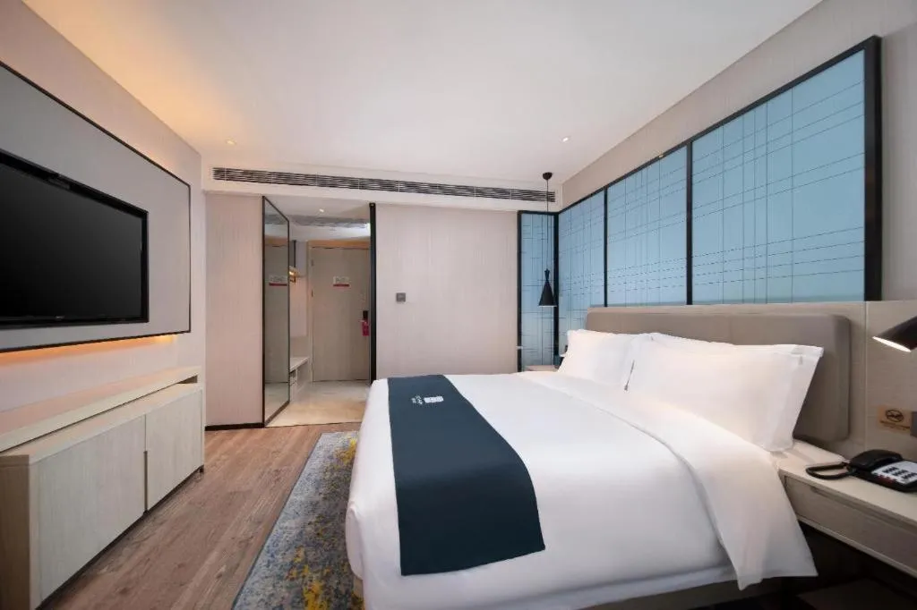Bed in Echarm Hotel Shenyang Zhongjie North Station Metro Station