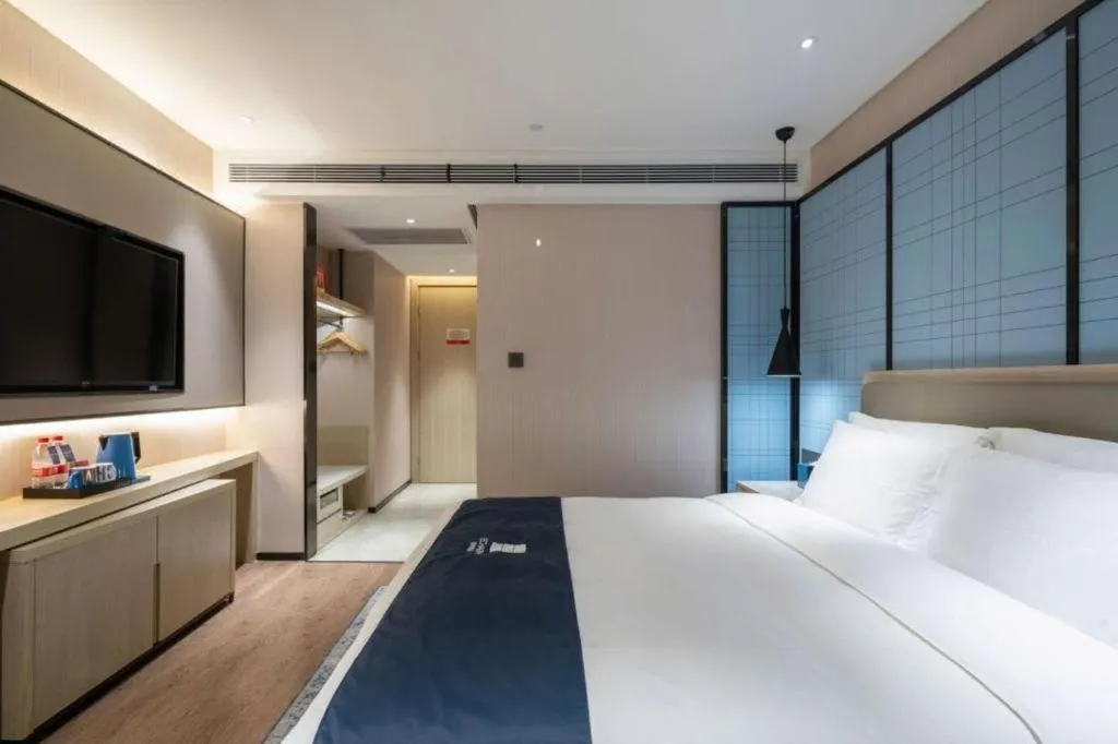 Bed in Echarm Hotel Shenyang Zhongjie North Station Metro Station