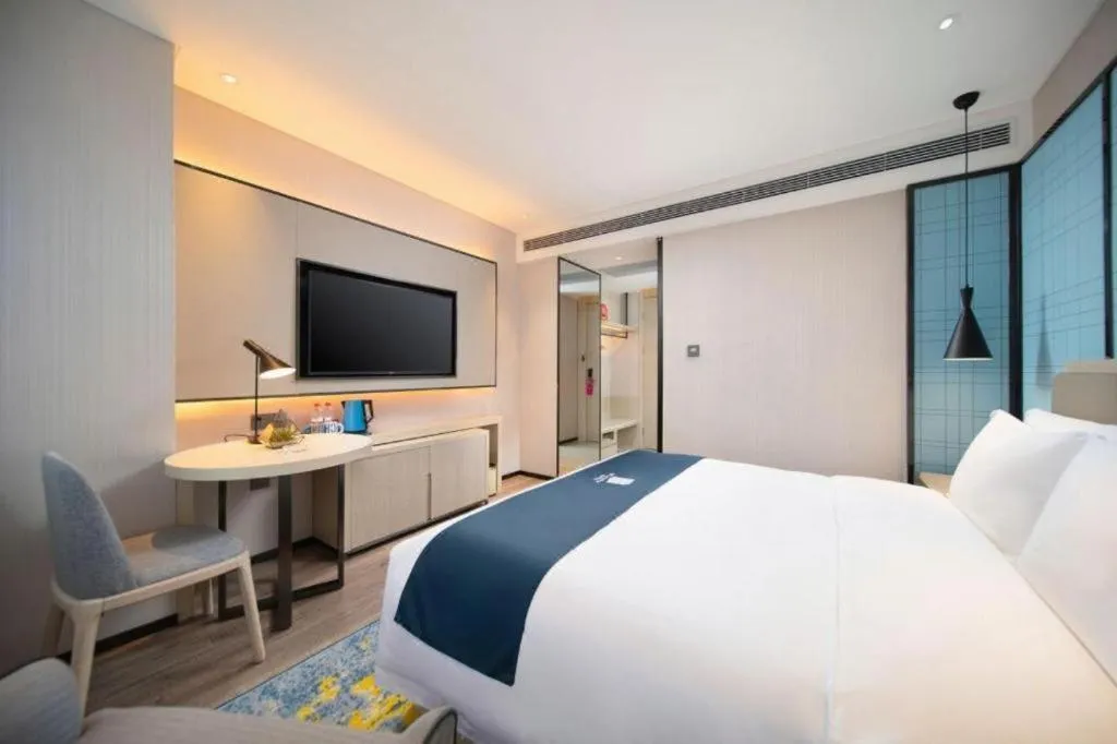 Bed in Echarm Hotel Shenyang Zhongjie North Station Metro Station