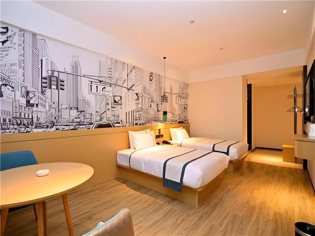 Bed in City Comfort Inn Kunming High-speed Railway South Station 7th Street Area