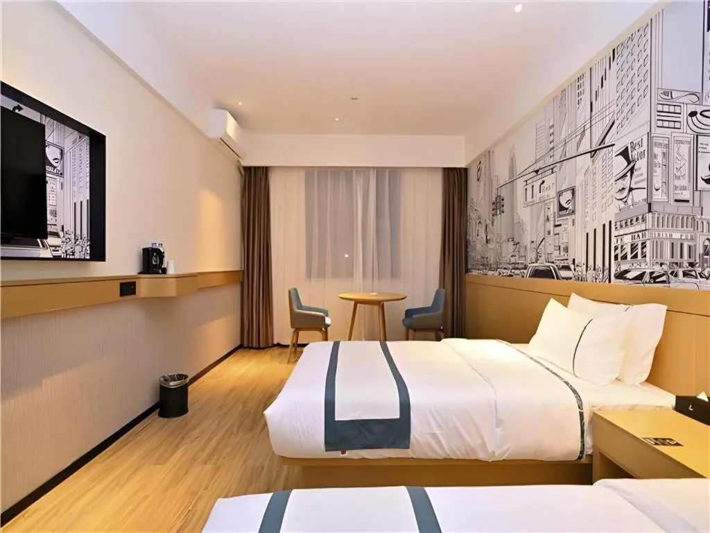 Bed in City Comfort Inn Kunming High-speed Railway South Station 7th Street Area