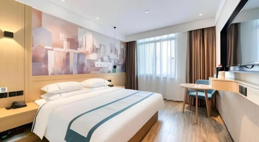 Bed in City Comfort Inn Kunming High-speed Railway South Station 7th Street Area