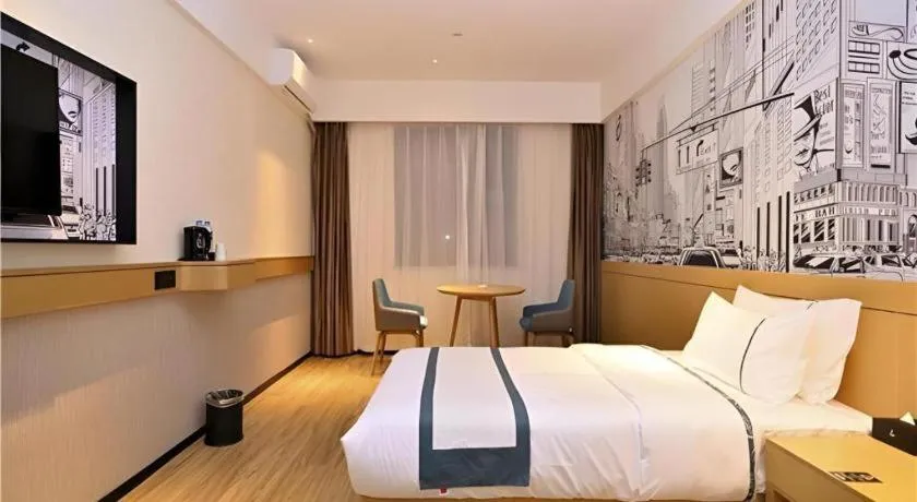 Bed in City Comfort Inn Kunming High-speed Railway South Station 7th Street Area