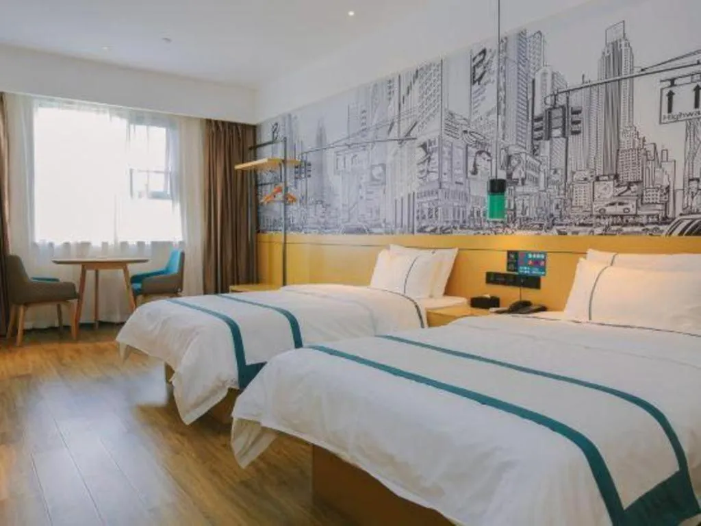 Bed in City Comfort Inn Kunming High-speed Railway South Station 7th Street Area