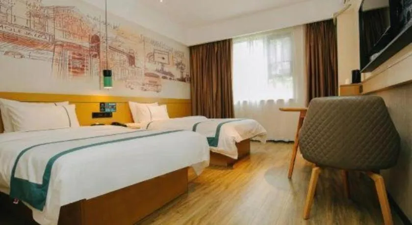 Bed in City Comfort Inn Kunming High-speed Railway South Station 7th Street Area