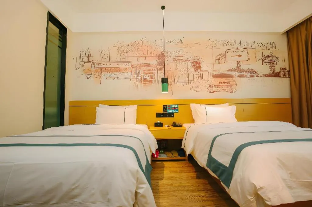 Bed in City Comfort Inn Kunming High-speed Railway South Station 7th Street Area