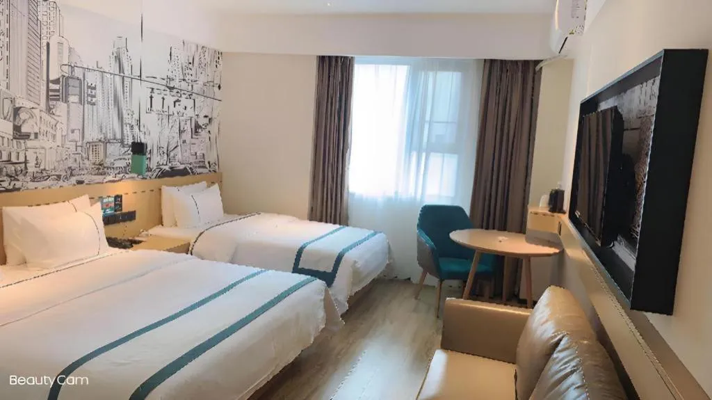 Bed in City Comfort Inn Kunming High-speed Railway South Station 7th Street Area