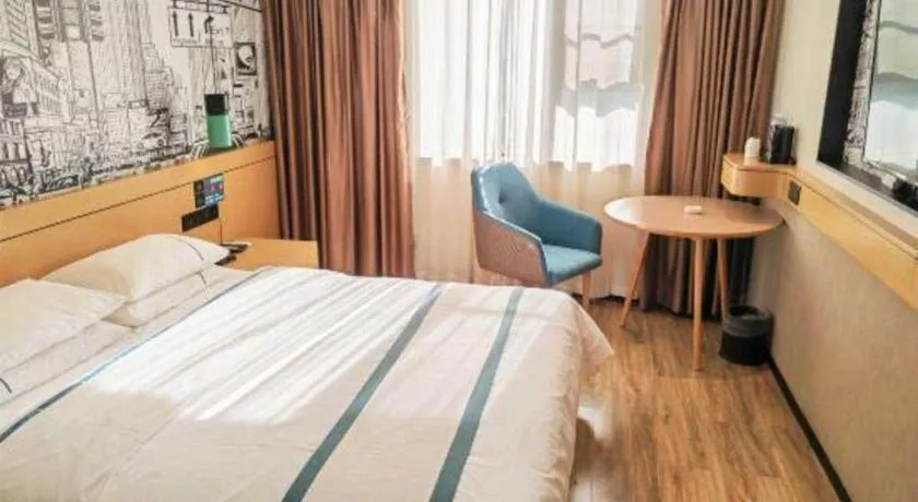 Bed in City Comfort Inn Kunming High-speed Railway South Station 7th Street Area