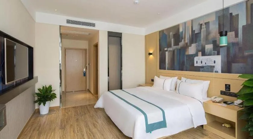 Bed in City Comfort Inn Changsha Outlets Datuo Metro Station