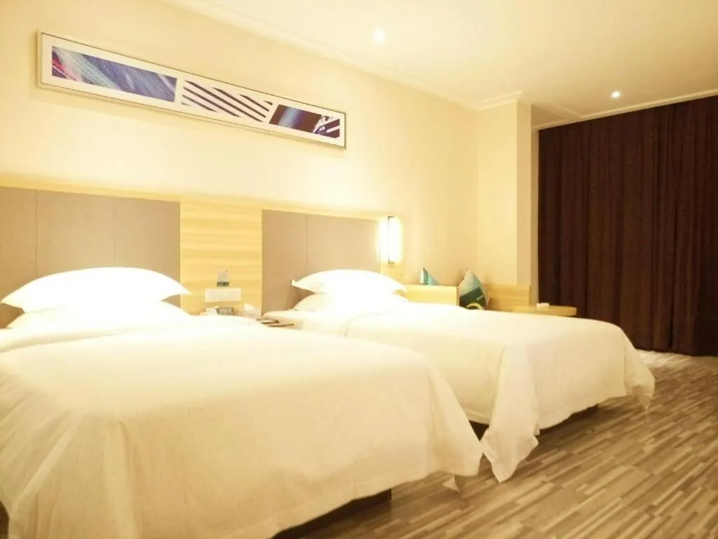 Bed in City Comfort Inn Hengyang Jiefang Avenue Business Walking Street