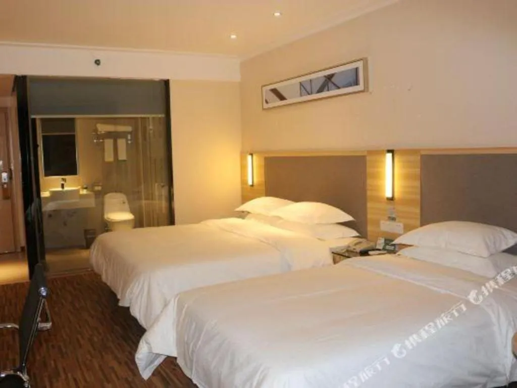 Bed in City Comfort Inn Hengyang Jiefang Avenue Business Walking Street