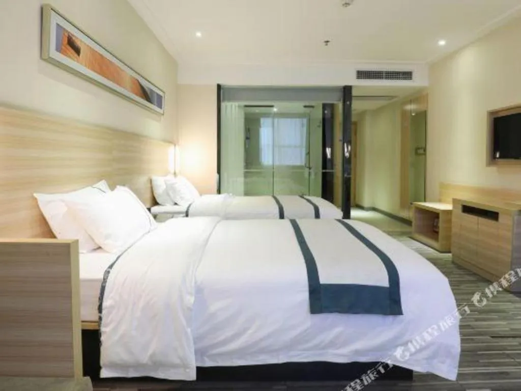 Bed in City Comfort Inn Hengyang Jiefang Avenue Business Walking Street