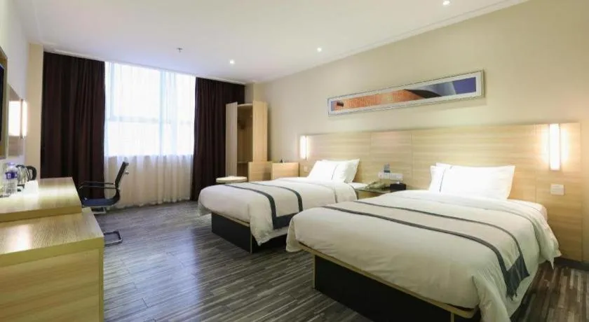 Bed in City Comfort Inn Hengyang Jiefang Avenue Business Walking Street