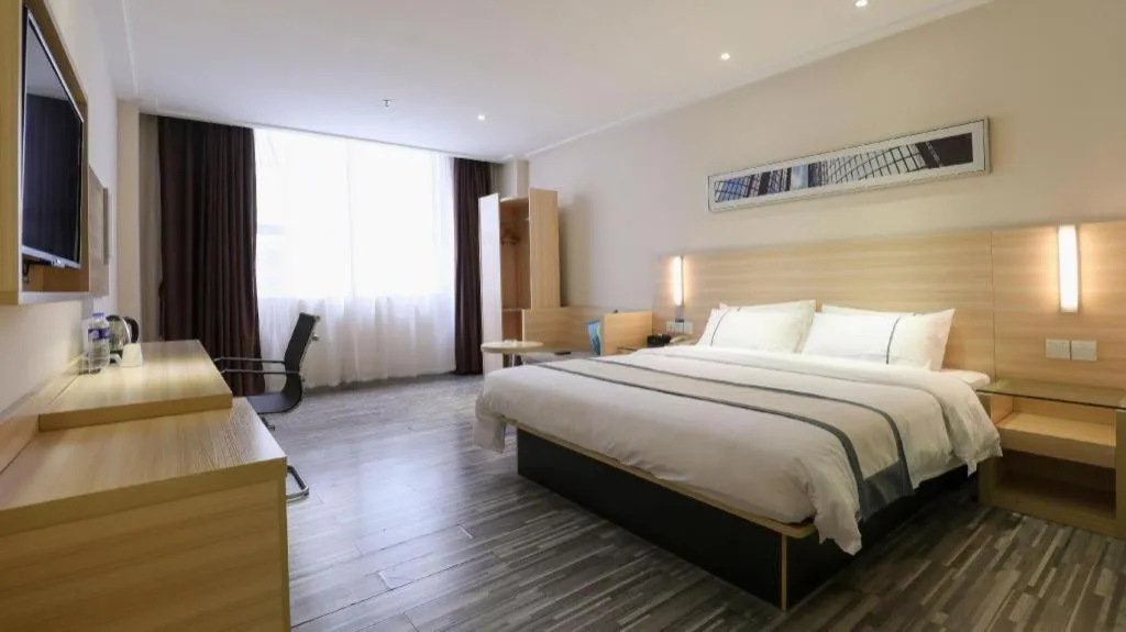 Bed in City Comfort Inn Hengyang Jiefang Avenue Business Walking Street