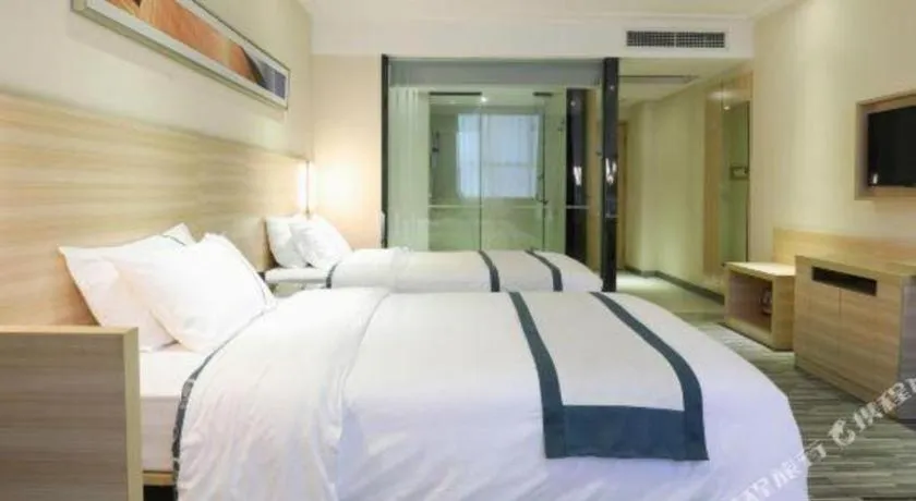 Bed in City Comfort Inn Hengyang Jiefang Avenue Business Walking Street