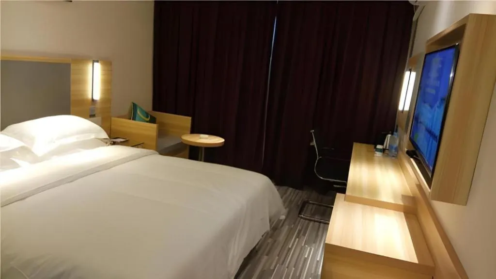 Bed in City Comfort Inn Hengyang Jiefang Avenue Business Walking Street