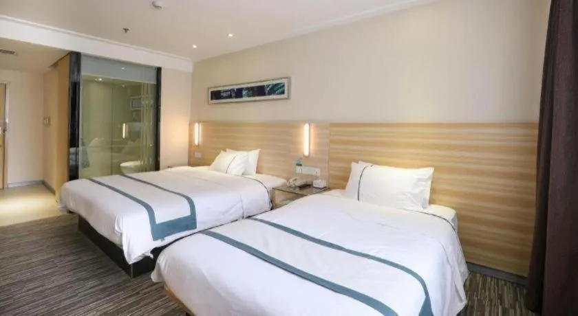 Bed in City Comfort Inn Hengyang Jiefang Avenue Business Walking Street
