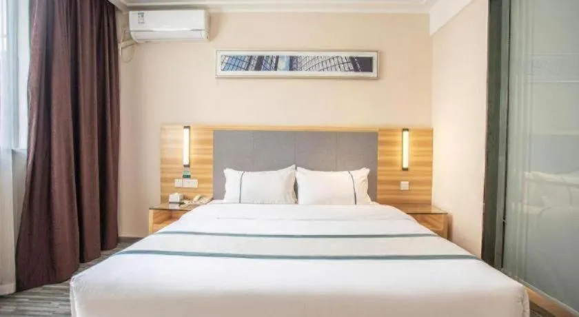 Bed in City Comfort Inn Hengyang Jiefang Avenue Business Walking Street