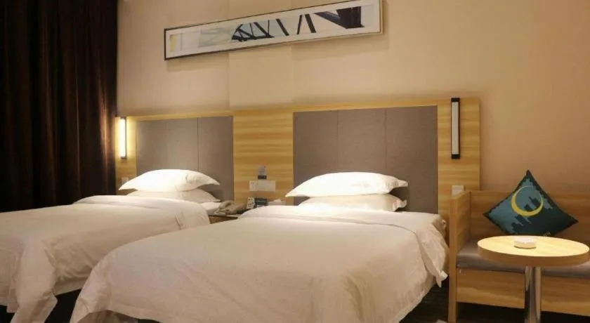 Bed in City Comfort Inn Hengyang Jiefang Avenue Business Walking Street