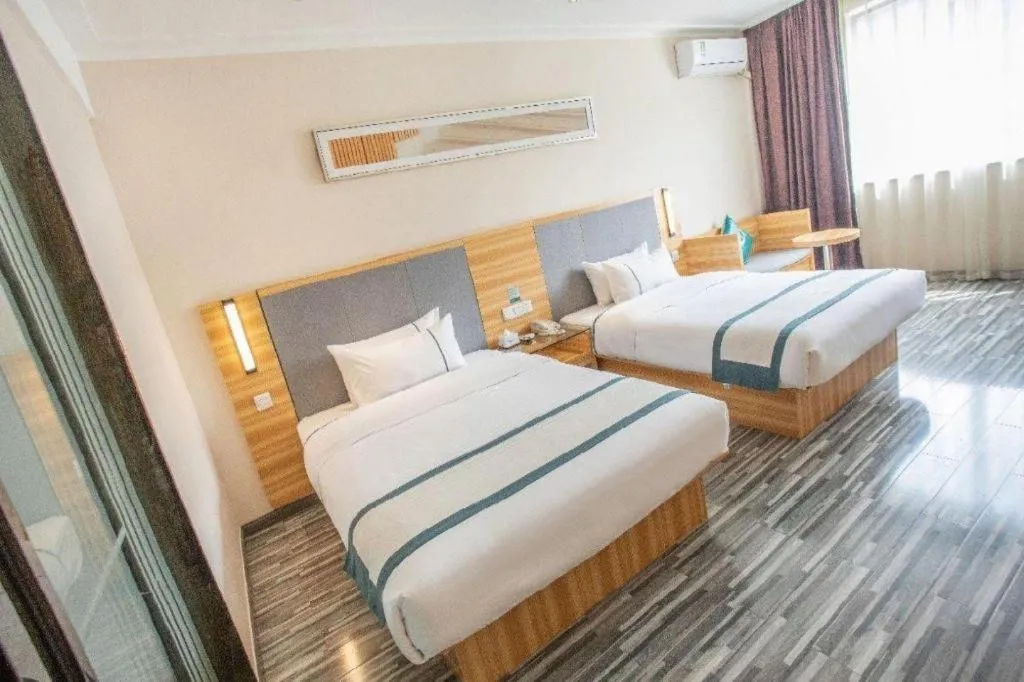 Bed in City Comfort Inn Hengyang Jiefang Avenue Business Walking Street