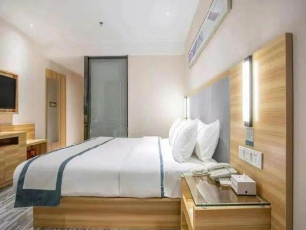 Bed in City Comfort Inn Hengyang Jiefang Avenue Business Walking Street