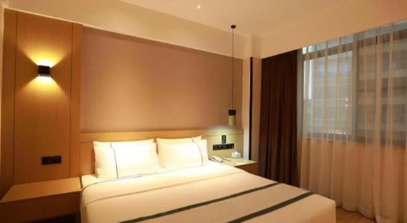 Bed in City Comfort Inn Qingyuan City Plaza Hefu Dongcheng