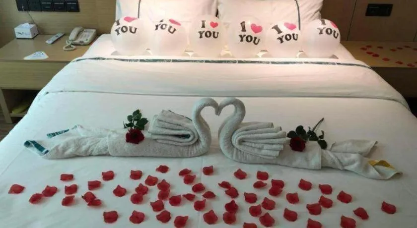 Bed in City Comfort Inn Qingyuan City Plaza Hefu Dongcheng