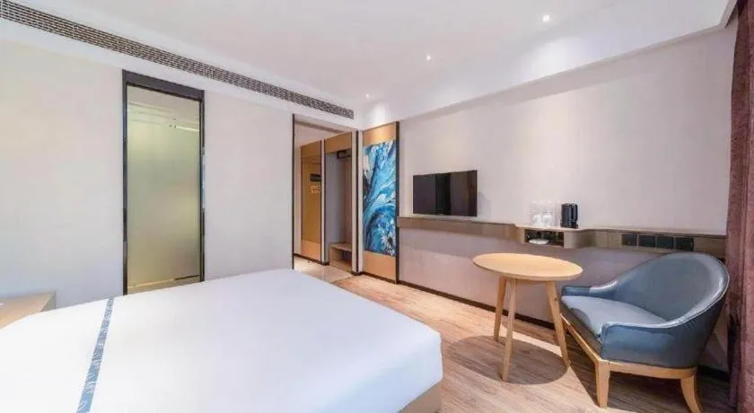 Bed in City Comfort Inn Qingyuan City Plaza Hefu Dongcheng