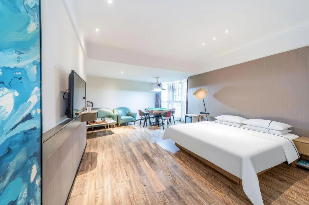 Bed in City Comfort Inn Qingyuan City Plaza Hefu Dongcheng