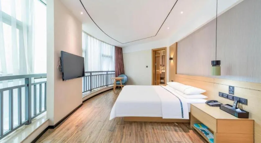 Bed in City Comfort Inn Qingyuan City Plaza Hefu Dongcheng