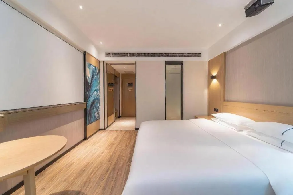 Bed in City Comfort Inn Qingyuan City Plaza Hefu Dongcheng