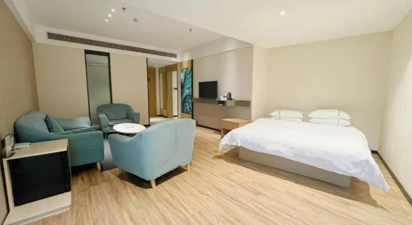 Bed in City Comfort Inn Qingyuan City Plaza Hefu Dongcheng