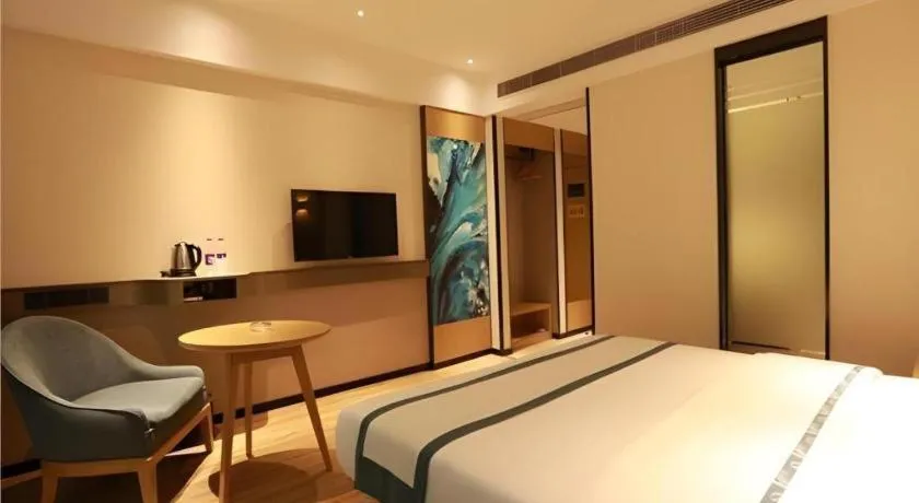 Bed in City Comfort Inn Qingyuan City Plaza Hefu Dongcheng