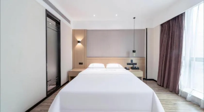 Bed in City Comfort Inn Qingyuan City Plaza Hefu Dongcheng