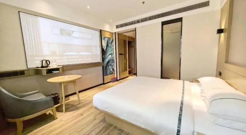 Bed in City Comfort Inn Qingyuan City Plaza Hefu Dongcheng