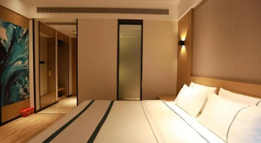 Bed in City Comfort Inn Qingyuan City Plaza Hefu Dongcheng