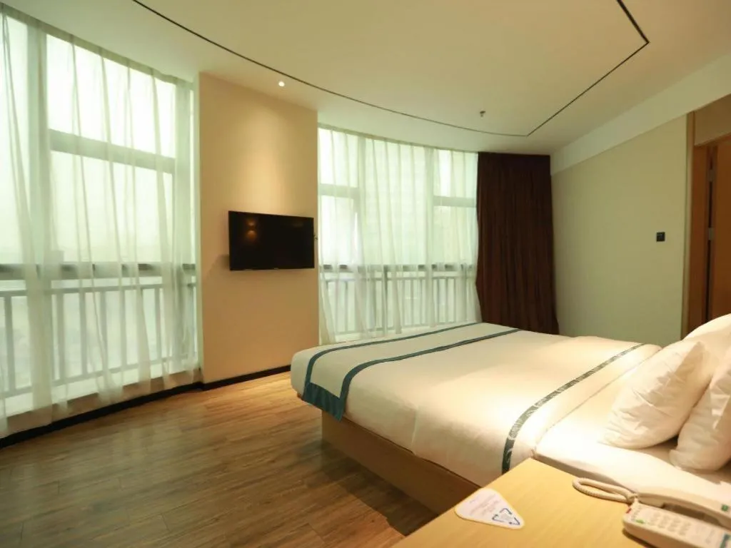 Bed in City Comfort Inn Qingyuan City Plaza Hefu Dongcheng
