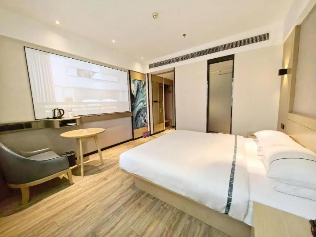 Bed in City Comfort Inn Qingyuan City Plaza Hefu Dongcheng