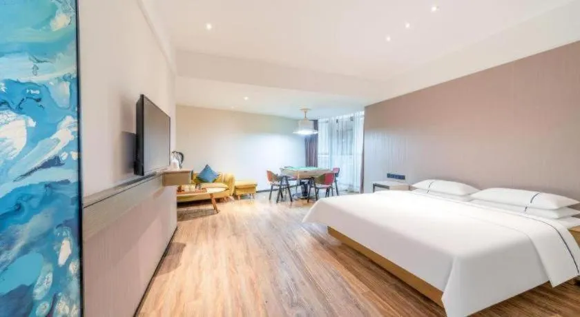 Bed in City Comfort Inn Qingyuan City Plaza Hefu Dongcheng