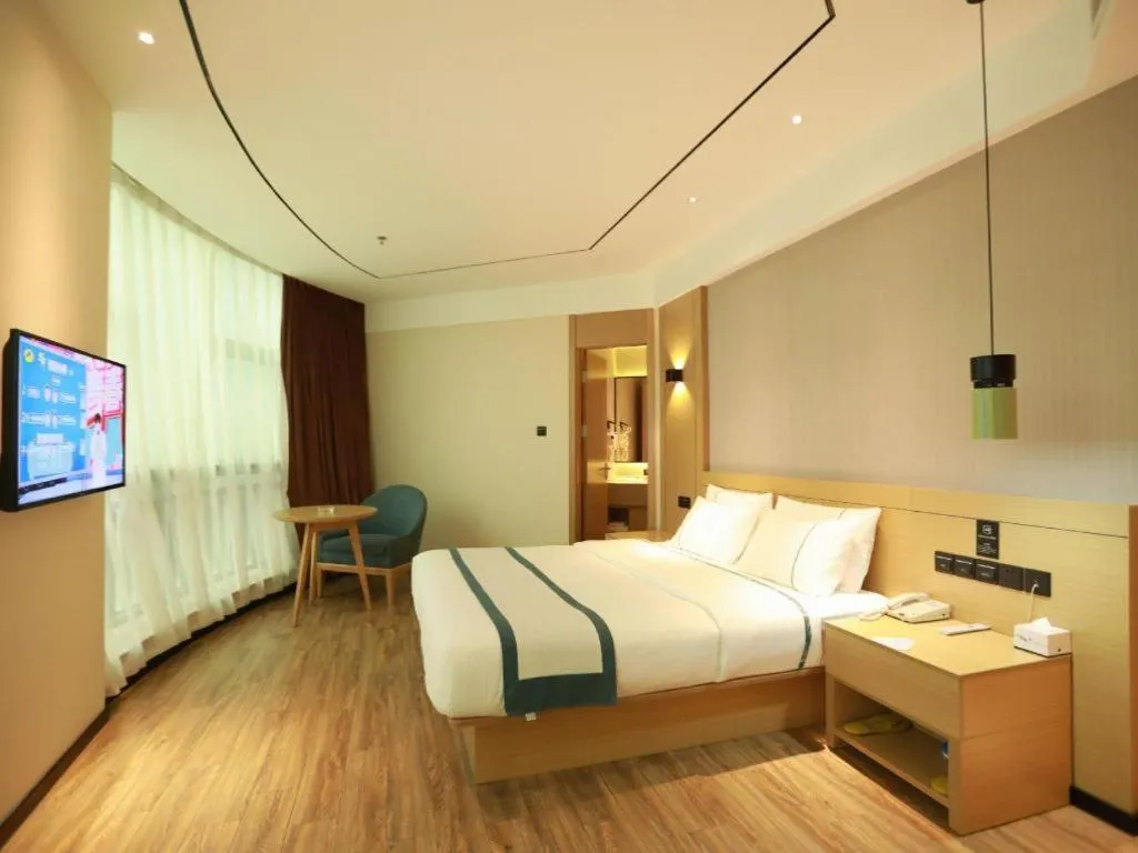 Bed in City Comfort Inn Qingyuan City Plaza Hefu Dongcheng
