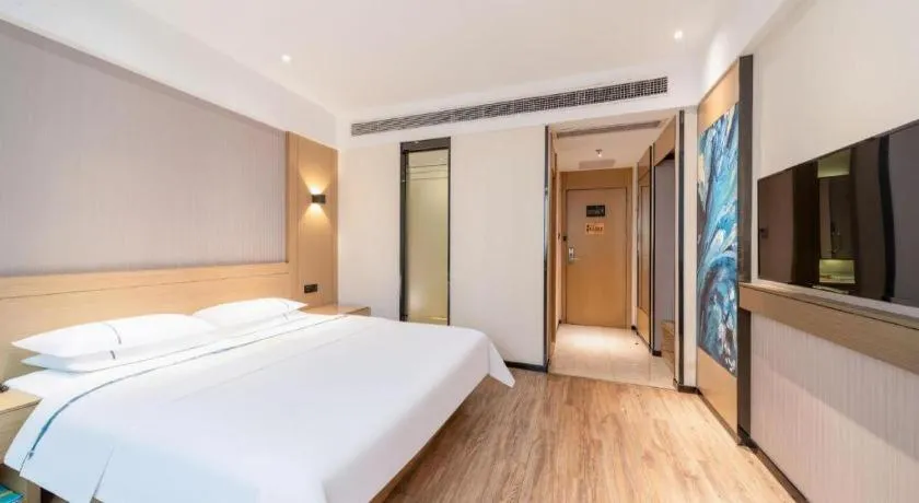 Bed in City Comfort Inn Qingyuan City Plaza Hefu Dongcheng