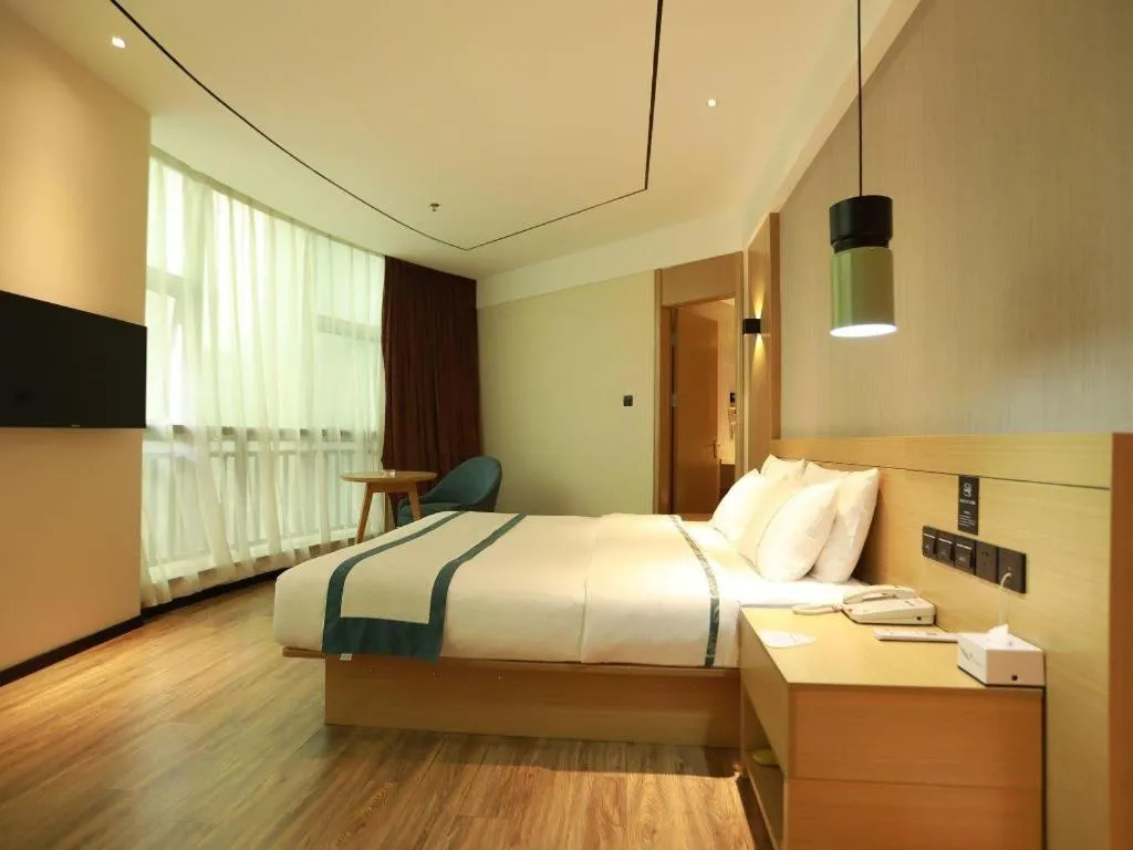 Bed in City Comfort Inn Qingyuan City Plaza Hefu Dongcheng