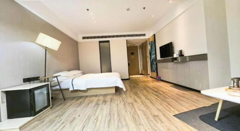 Bed in City Comfort Inn Qingyuan City Plaza Hefu Dongcheng