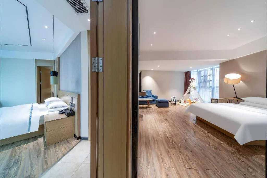 Bed in City Comfort Inn Qingyuan City Plaza Hefu Dongcheng