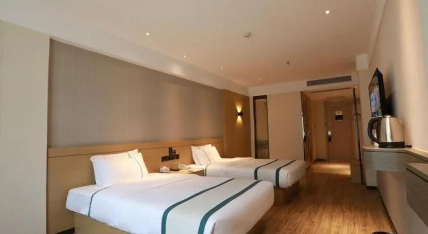 Bed in City Comfort Inn Qingyuan City Plaza Hefu Dongcheng